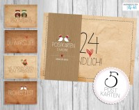 Weihnachtliche Postkarten im Set | 5 Motive Weihnachtliche Postkarten im Set | 5 Motive